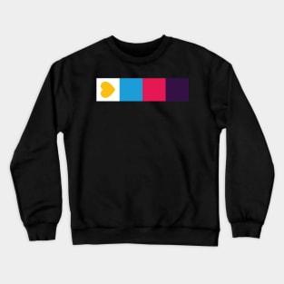 Minimalistic Poly Pride Flag Crewneck Sweatshirt